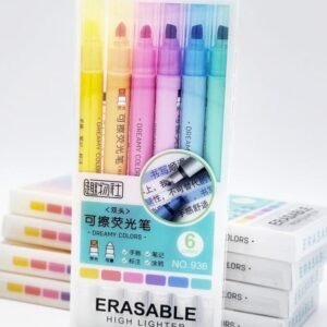 ERASABLE DREAMY COLORS HIGHLIGTER SET (6-Pack)