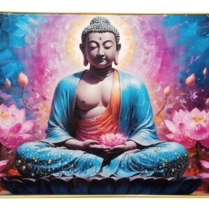 erene Meditating Buddha – Premium 3D Acrylic Wall Art
