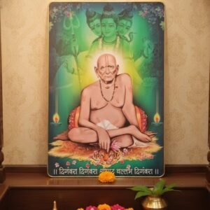 Swami Samarth & Lord Dattatreya Premium Wall Frame