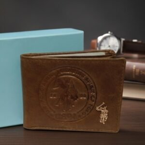 U.S. Polo Assn. Men’s Classic Embossed Leather Wallet