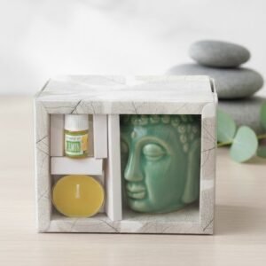 Serene Buddha Aromatherapy Gift Set – Lemon Zest
