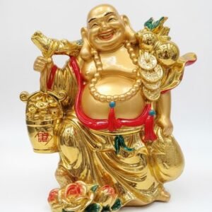 GOLDEN  Laughing Buddha