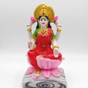 Divine Lakshmi Maa Marble-Finish Idol