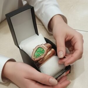 Elegant Serpent-Wrap Statement Watch