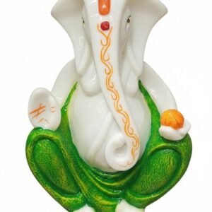 Ganesh Idol in White Color