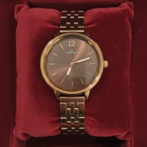Xenlex Rose Gold Textured Dial Women’s Watch