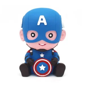 Heroic Savings: Captain America Chibi Coin Bank