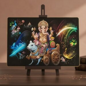 Lord Ganesha on the Celestial Chariot