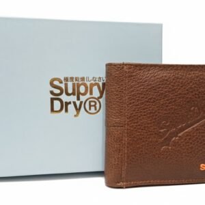 Superdry Classic Textured Leather Bi-Fold Wallet