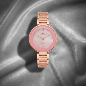 Rose Gold & Blush Pink Elegant Wristwatch