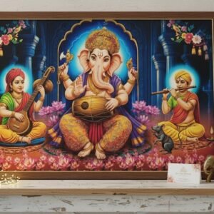 Musical Ganesha Wall Art FRAME