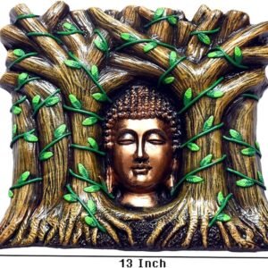 Serene Bodhi Tree Buddha Wall Art – Handcrafted Zen Decor