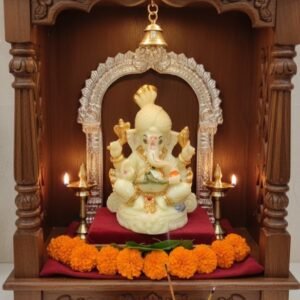 Pagdi Ganesha Idol – Handcrafted Spiritual Decor