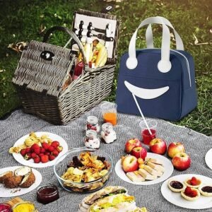 Brighten Your Break with the Smiley Insulated Lunch Tote