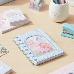 Magical "Happy Pony" Shaker Spiral Notebook