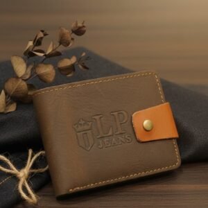 LP Jeans Men’s Genuine Leather Bi-Fold Wallet