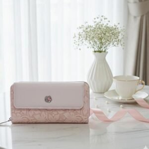 The Floral Lace Continental Wallet