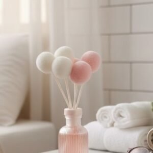 Sweet Rose Pom-Pom Reed Diffuser