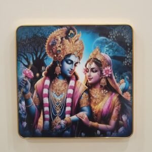 Radha Krishna Decorative Art Tray