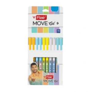Flair MOVE Gel Pens - Pastel Edition (Set of 10)