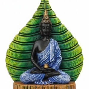 Meditative Buddha on Sacred Leaf Pedestal Collection