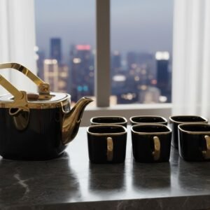 Square-Silhouette Teapot