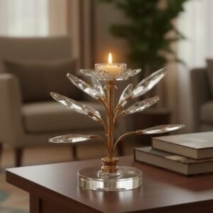 Crystal Lotus Wish Tree & Tealight Holder