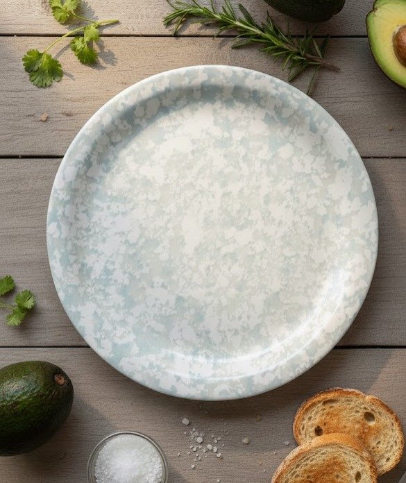 Cello Speckled Melamine Dinner Plate
