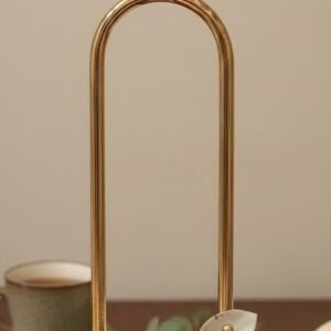 Aurelia Gold Arch Crystal Candle Holder