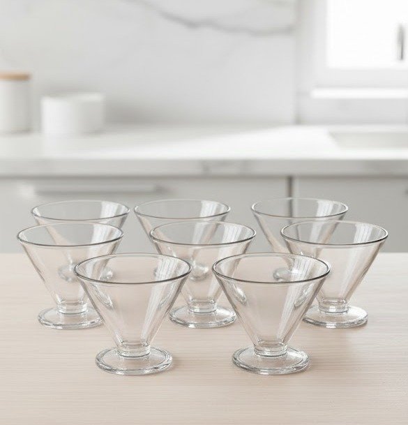 Yujing Glass Dessert & Sundae Bowl (Set of 6)