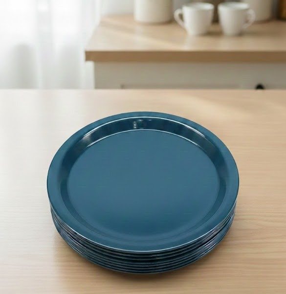 Tibros Premium Melamine Dinner Plate – Deep Teal