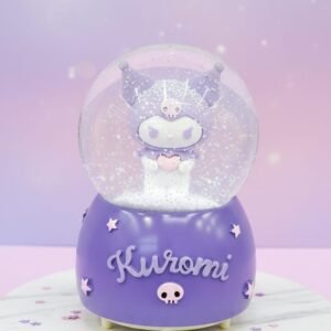 Kuromi Pastel Dreams Glitter Snow Globe