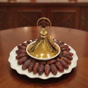 The Hilal Crescent & Dome Serving Set  tray
