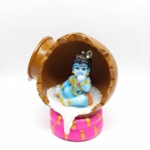 Baby Krishna in Maakhan Pot dog idol